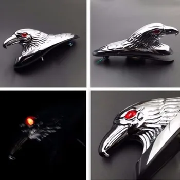 

Motorcycle Eagle Head Ornament Statue Front Fender Frames & Fittings Cruiser Bobber Chopper Touring Scooter For Harley Yamaha