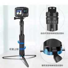Алюминиевый Штатив для селфи монопод для gopro Go pro hero 8 7 6 5 4 3 sj4000 sj5000x xiaomi yi hero 6 hero 7 аксессуары для камеры
