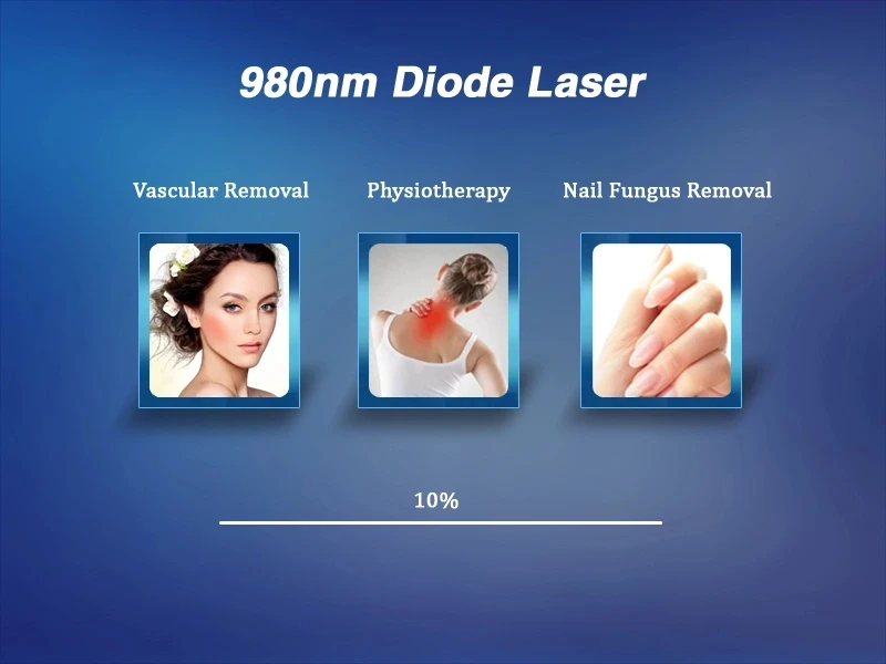Высокое качество 980nm диодный лазер сосудистого удаления и паук аппарат для удаления вен сосудистая лазерная машина для удаления