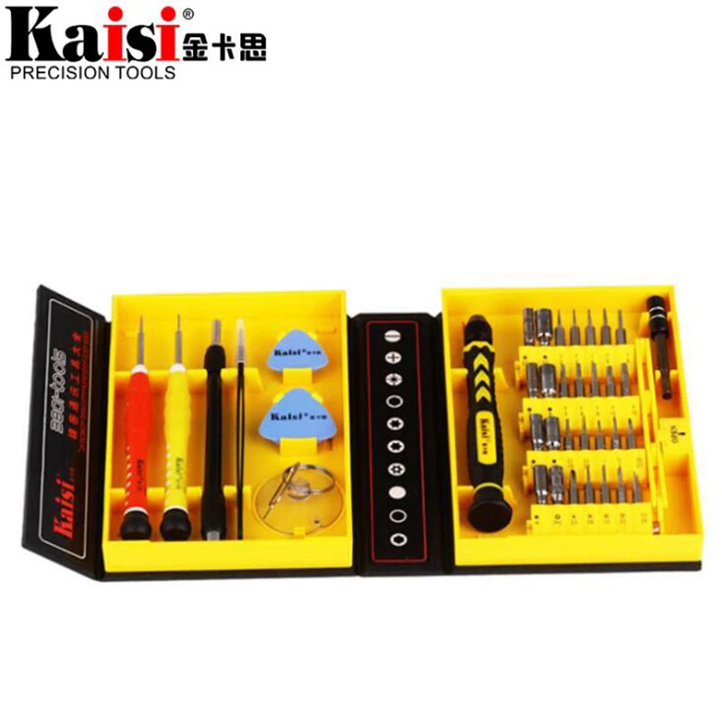 

KAISI A SET OF 38 SCREWDRIVERS 38 In 1 High quality alloy material mobile toy glasses disassemble screws