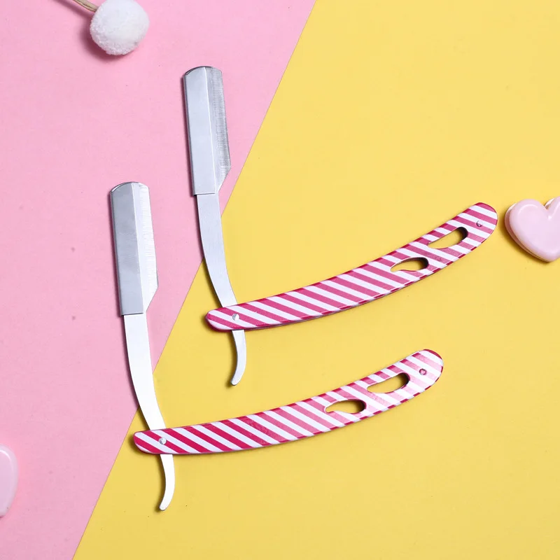 Men Shaving Barber Tools New Vintage Razor Eyebrow Razor Shaving Razor Stainless Steel Shaving Razor men 3