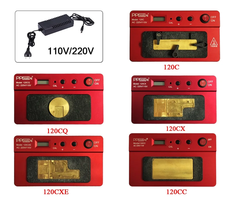PPD 120CXE 120CX 120CC 120CQ 120C мини Интеллектуальный для iPhone разборка материнской платы распайки и сварки паяльная станция