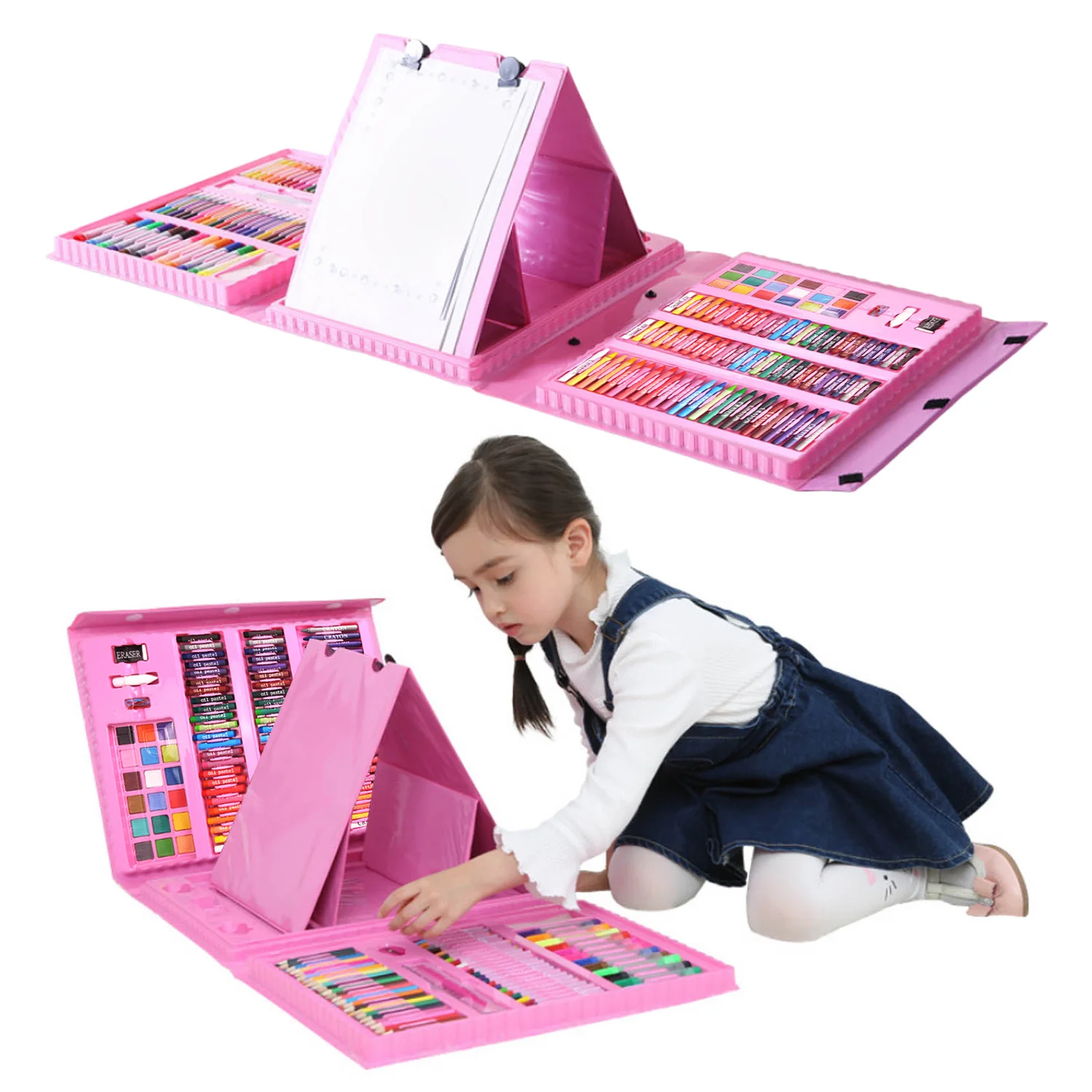 Детский цветной карандаш набор для рисования маркер кистей Обучающие