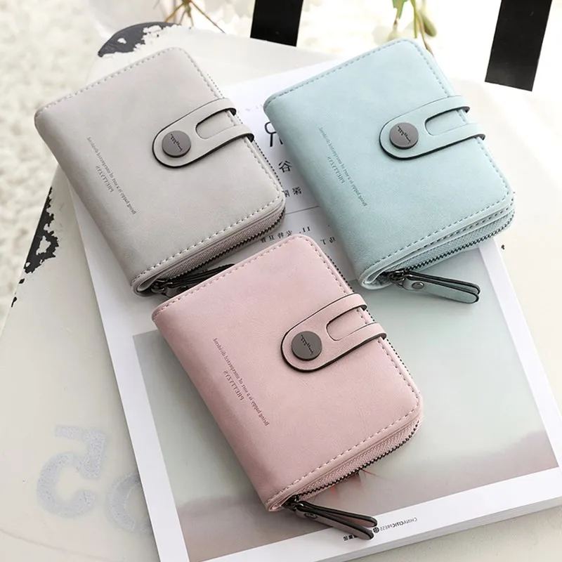 

MAIOUMY 2019 New Arrival women's wallet Retro Multi-card Two Fold Small Fresh Student Coin Purse girls wallet portemonee vrouwen
