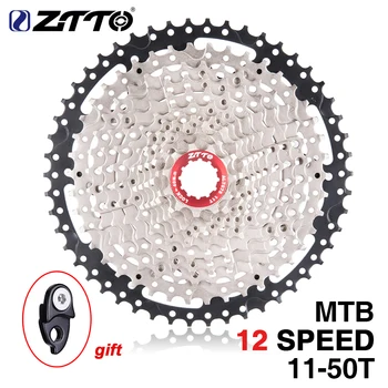 

ZTTO MTB 12 Speed 50t Cassette Mountain Bike 12v 11-50t K7 Wide Ratio Freewheel 12s for K7 Eagle XX1 X01 X1 GX Bicycle Parts