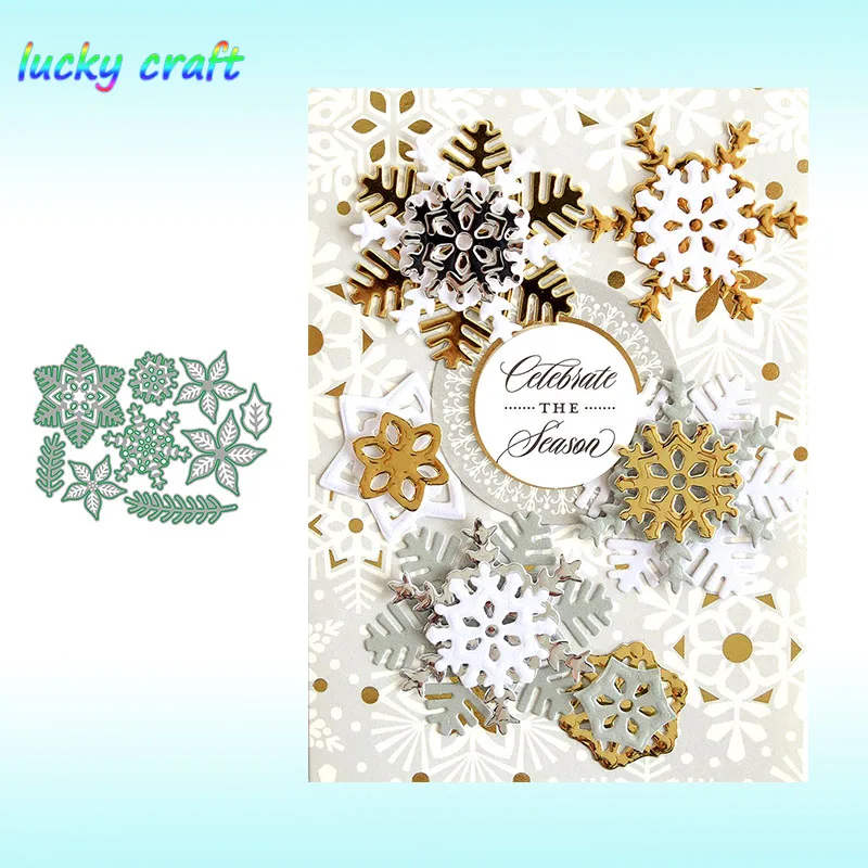 

Mini Christmas Botanical Metal Cutting Dies for DIY Scrapbooking Embossing Paper Card Album Decoration Crafts Dies Cut 2019
