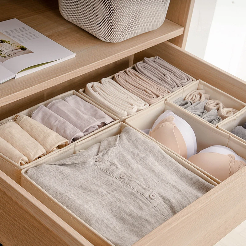 Drawer Organizer Drawer Divider Box Closet Clothes Stacking Pants