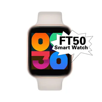 

2020 new FT50 men and women smart watch with heart rate temperature control function sports watch for Android IOS