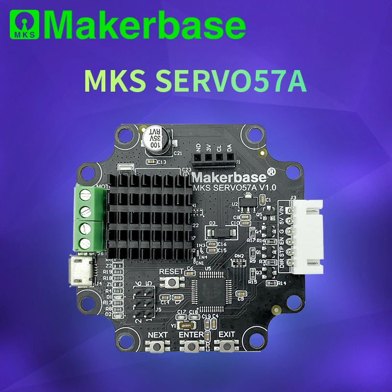 3D принтер замкнутый цикл серводвигателя NEMA23 MKS SERVO57A разработан Makerbase который
