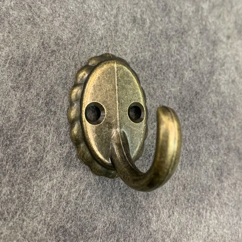 10 металлических цинковых крючков для подвешивания винтажных бронзовых дверей и