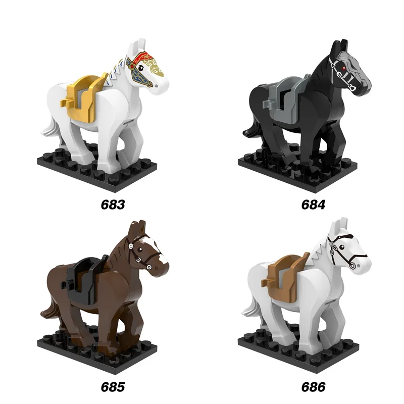Details about   NEW Creator Military War Horses Animals Bricks Deformation Blocks Toys Kids Gift 