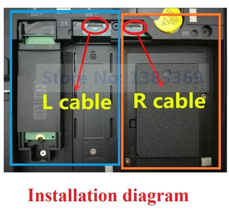 NIGUDEYANG SSD HDD Hard Drive Disk Left Right Cable Connector Caddy Tray Bracket for Lenovo ThinkPad P50 Series Laptop 3.5 hdd external case usb 3.0