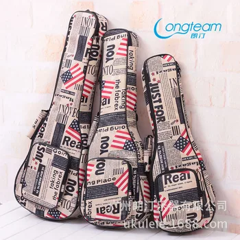 

21 23 26 plus cotton ukulele bag flag pattern ukulele Ukulele cotton guitar package