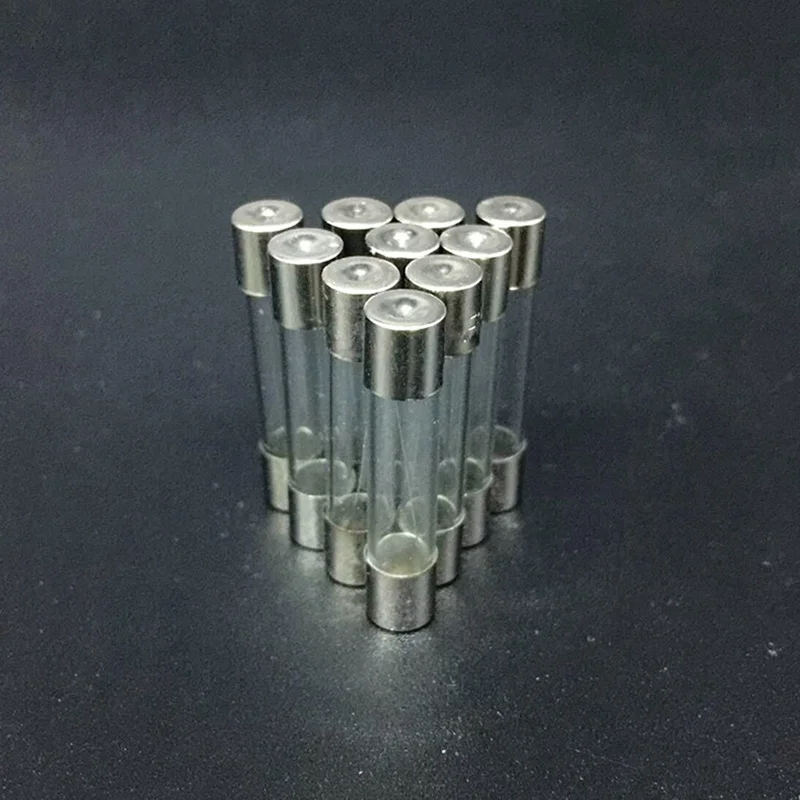 72Pcs/Set 6*30mm Fuse Assorted Kits DIY Quick Blow Glass Tube Fast-blow Glass Fuses 0.5A 1A 2A 3A 5A 8A 10A 15A 20A 30A