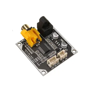

24bit 192khz DAC Digital Audio Decoder Optical Fiber Coaxial Digital Signal Input Stereo Output Decod Board
