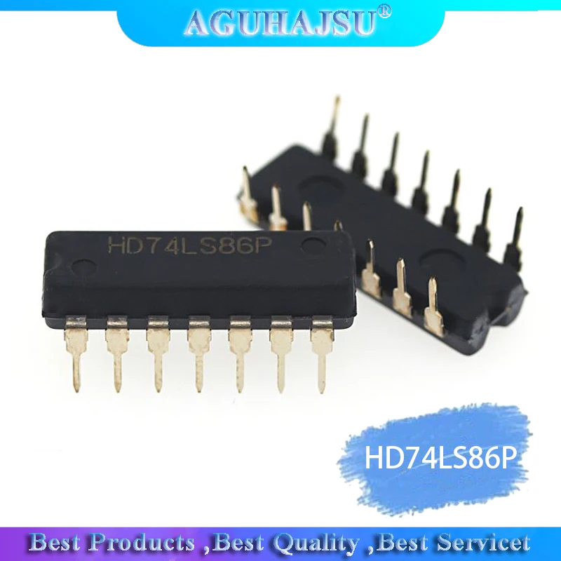 10 шт. HD74LS86P DIP14 HD74LS86 DIP SN74LS86N 74LS86 Новый и оригинальный логический интегрированный