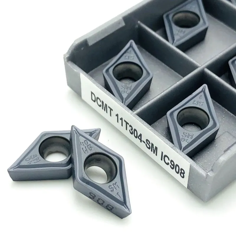 

DCMT11T304 SM IC907 DCMT 11T304 SM IC908 internal turning tool dcmt 11t304 carbide insert turning tool tool lathe turning insert