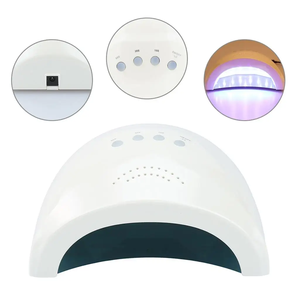 

48W-24W Pro UV LED Nail Curing Lamp Light Timer Setting Gel Polish Dryer Tool