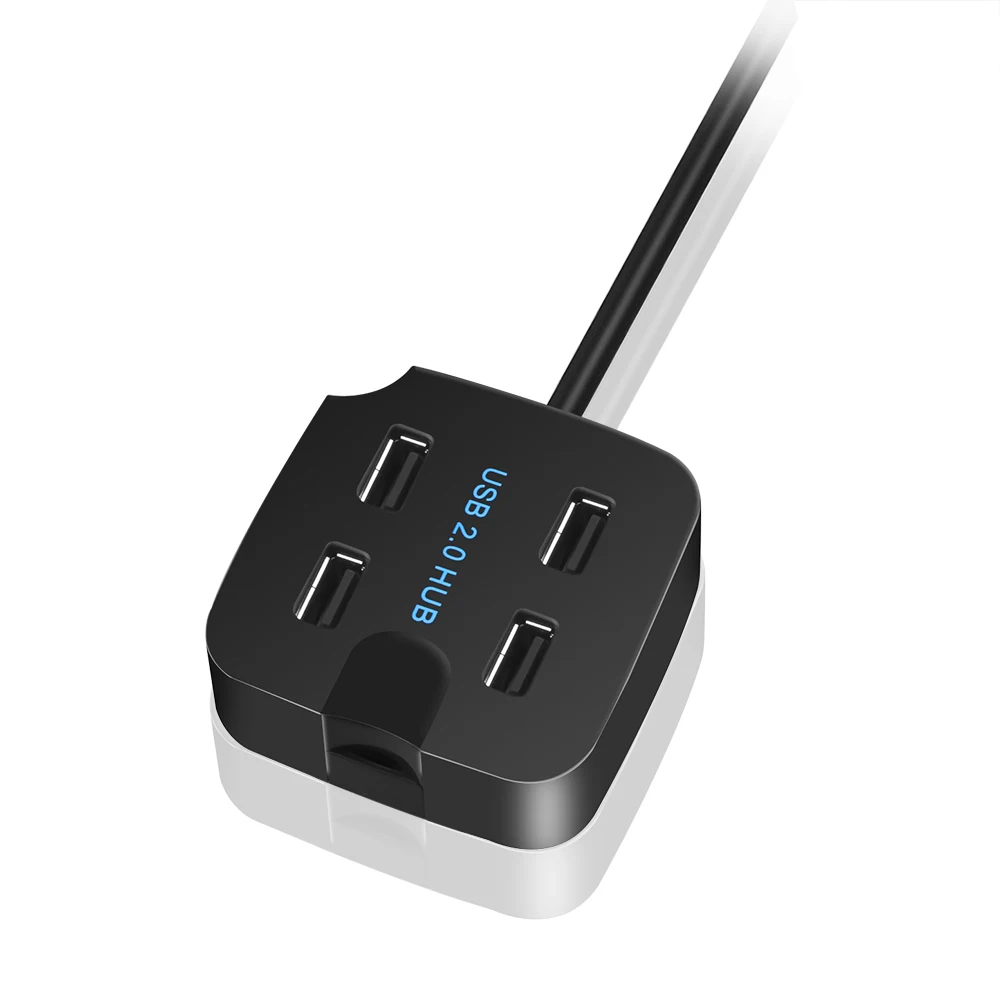 4 порта USB3.0 концентратор 5 Гбит/с высокоскоростной мини-сплиттер для настольного ноутбука с подставкой держатель для телефона планшетного ПК