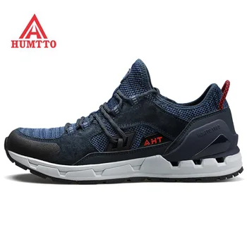 

HUMTTO Men's Sports Outdoor Hiking Trekking Shoes Sneakers For Men Sport Tourism Climbing Mountain Trail Shoes Sneakers Man