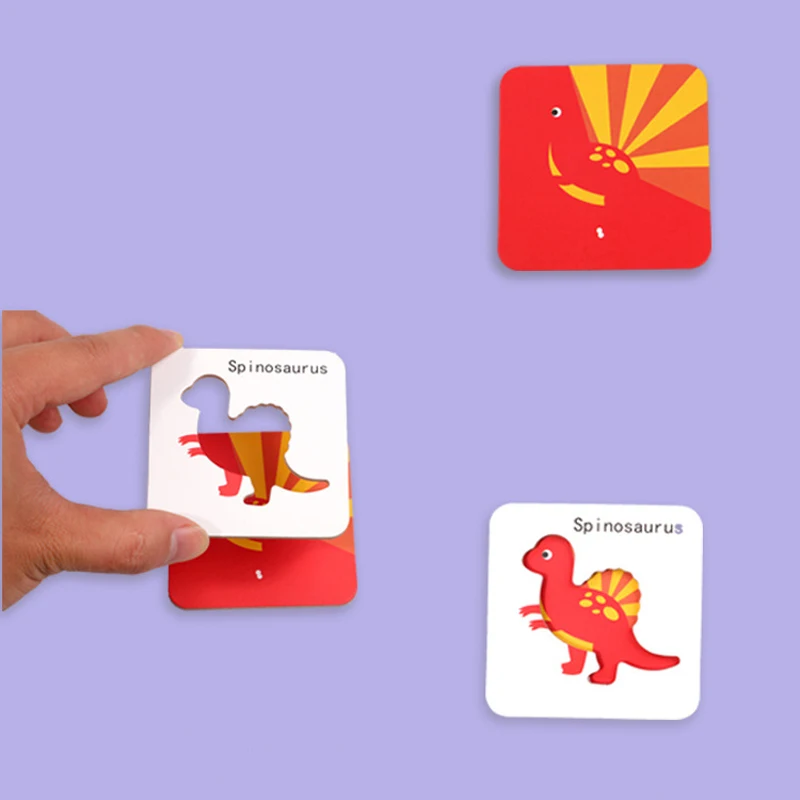 Balleenshiny Мультяшные животные фрукты забавная подходящая игрушка-головоломка для детей Раннее Обучение деревянные игрушки детские игрушки для упражнений