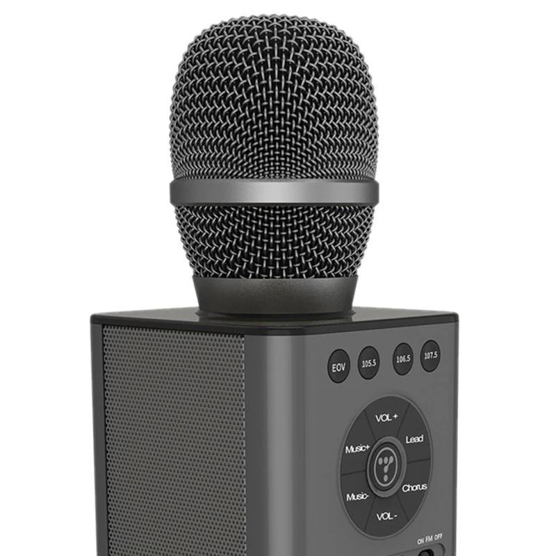 HOT-TOSING Wireless Bluetooth Karaoke Microphone Portable Handheld Machine Speaker Compatible Phone, PC, Computer for Party/Chur