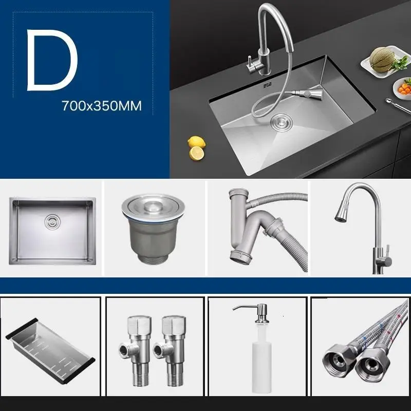 Встроенная Lavandino Banheiro Evier Acero Inox Portatil Lavello Cucina кухня Cuba Pia Cozinha Fregadero De Cocina раковина для мытья посуды