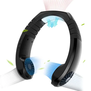 

Personal Air Conditioner Neck Fan Cooler Portable Smart Cooling Neckband Fan Rechargeable P7Ding
