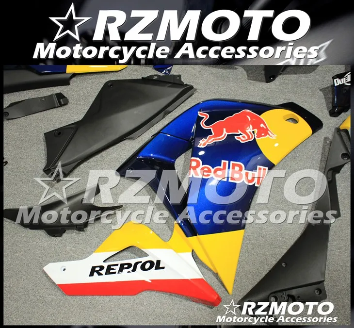 ABS мотоцикл обтекатель комплект для HONDA CBR250R 2011-2013 год кузов литья под давлением Магазин № 1231