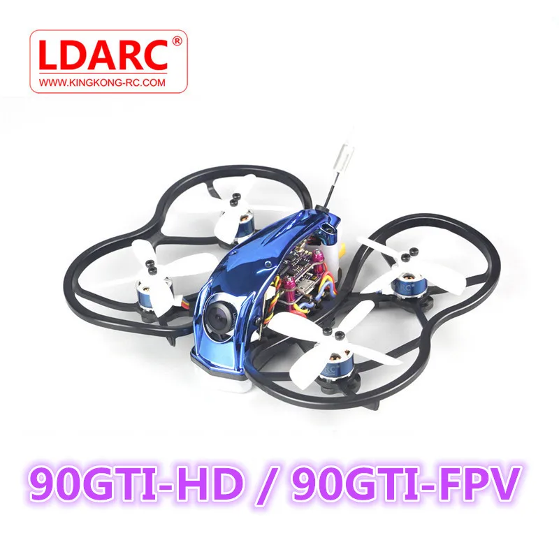 KINGKONG/LDARC 90GTI-HD/90GTI-FPV 98 мм 3S 2 дюйма Whoop FPV Racing RC Drone BNF/PNP w/20A Blheli_S бесщеточный ESC 200mW VTX