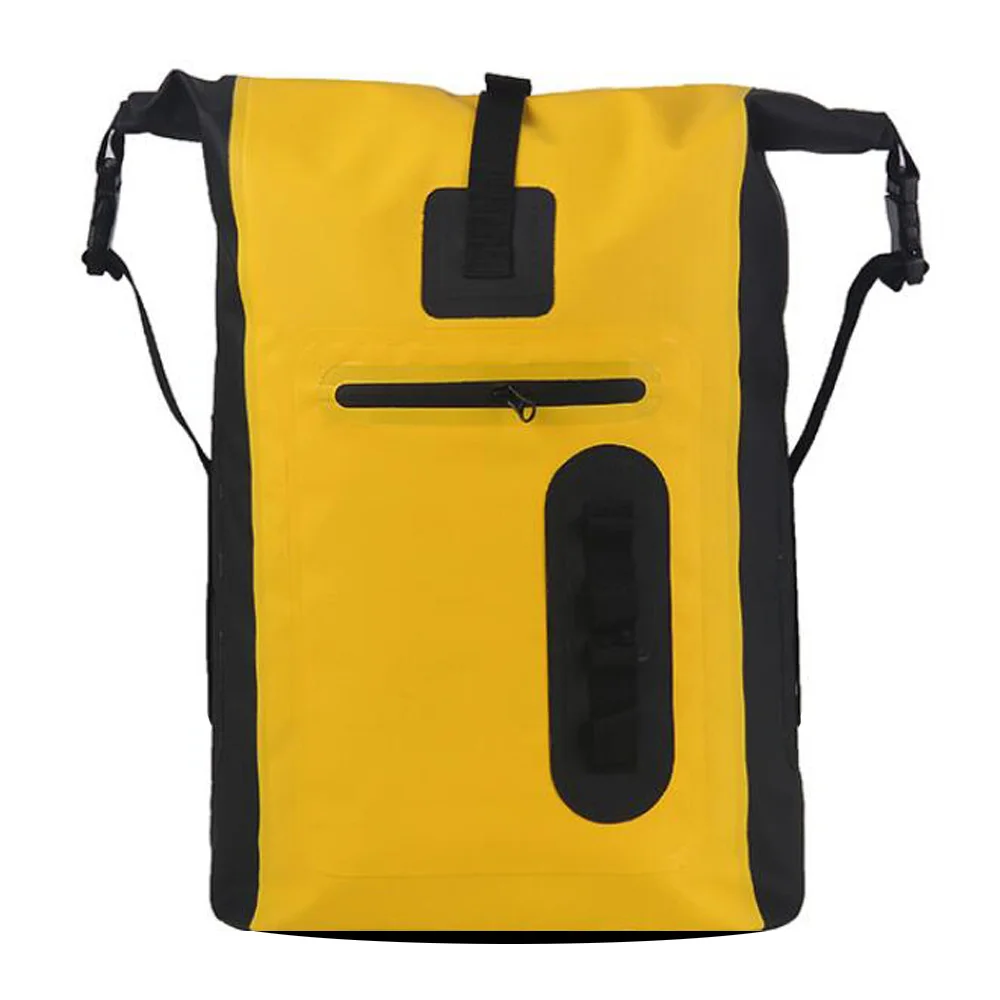 Водонепроницаемый рюкзак с откидной крышкой открытый сухой мешок легкий для каякинга, рафтинг, плавающий, отслеживание реки, парусный спорт, рыбалка - Цвет: Yellow