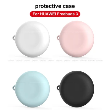 

Anti Fall Colorful Soft Silicone Protective Earphone Case For Huawei FreeBuds 3 Bluetooth Earphone Cover For Huawei FreeBuds 3