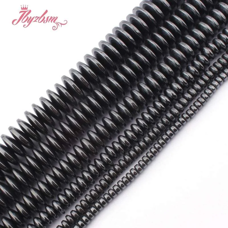 2x3 3x8 3x12mm Black Rondelle Sliced Hematite Natural Stone Beads For Necklace Bracelet Pandant Jewelry Making 15&quot Free Shipping |