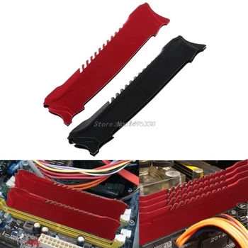 

RAM heatsink radiator for ram DDR3 Memory cooler cooling heat sink desktop memory radiator DDR2 DDR3 DDR4 Dropship black/red
