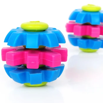 

Intelligence Dog Toys Puzzle Teeth Cleaning Red Soild Elastic Pet Balls Toys Funny Brinquedos Dog Accessories Pelucias BB50DT