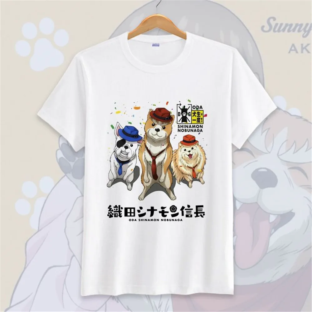 

High-Q Unisex kids Anime Oda Cinnamon Nobunaga Short T-Shirt tee tshirt Oda Cinnamon Nobunaga casual t-shirt t shirt tee