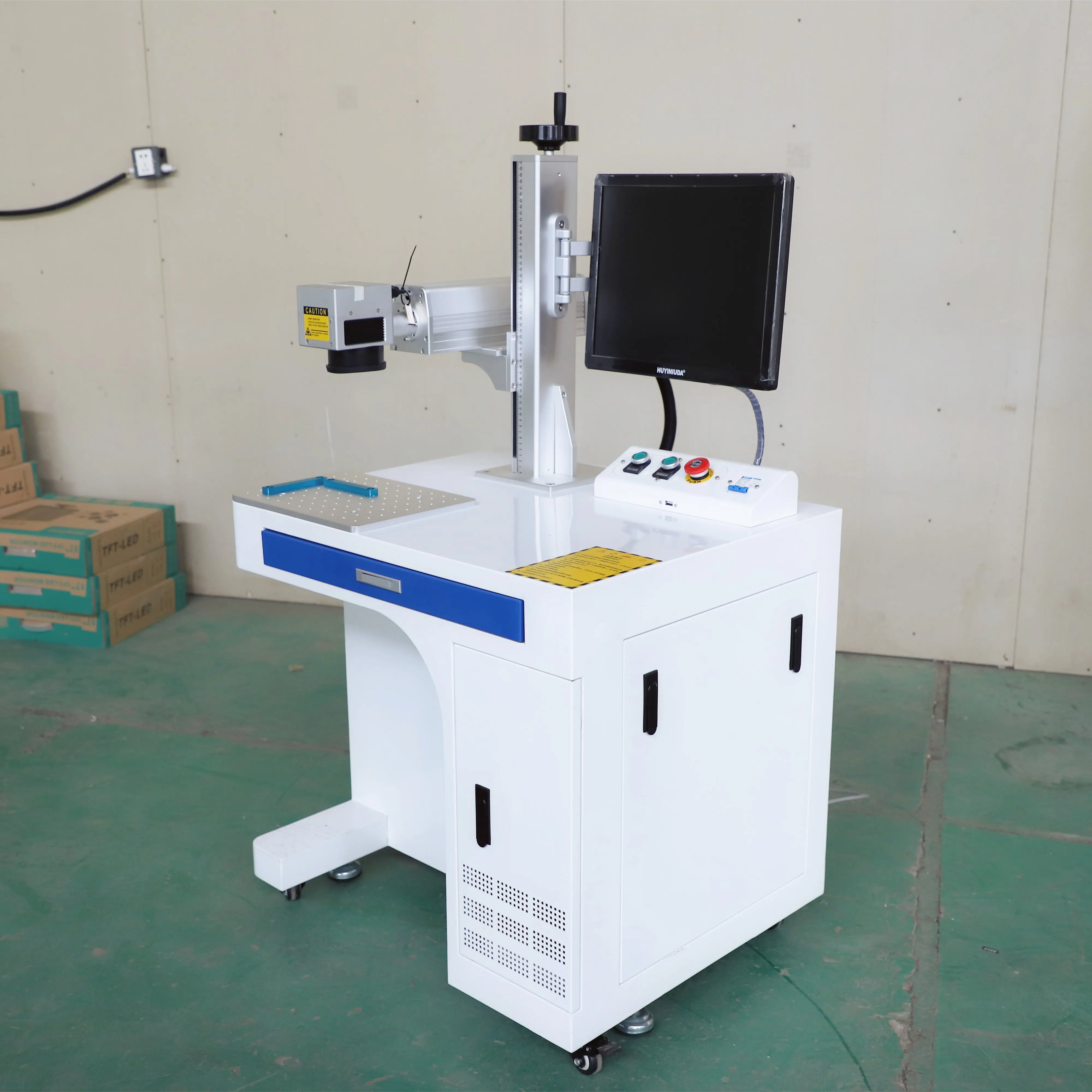 Оптоволоконный лазерный принтер для маркировки металла гравировальная машина