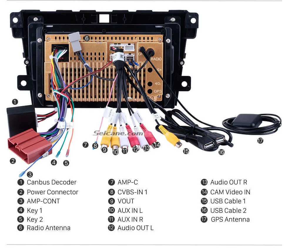 Seicane " 2 Din Android 9,0/8,1 Автомагнитола Bluetooth Wifi gps навигация для Mazda Cx-7 cx7 cx 7 2008 2009 2010 2011 2012