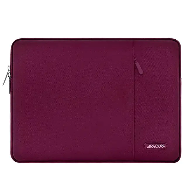 Laptop Bag Sleeve 13 14 15.6 inch Carrying Case For 2021 2020 Macbook Air Pro M1 Lenovo HP Dell Asus Acer Huawei Notebook Cover Vertical Wine Red