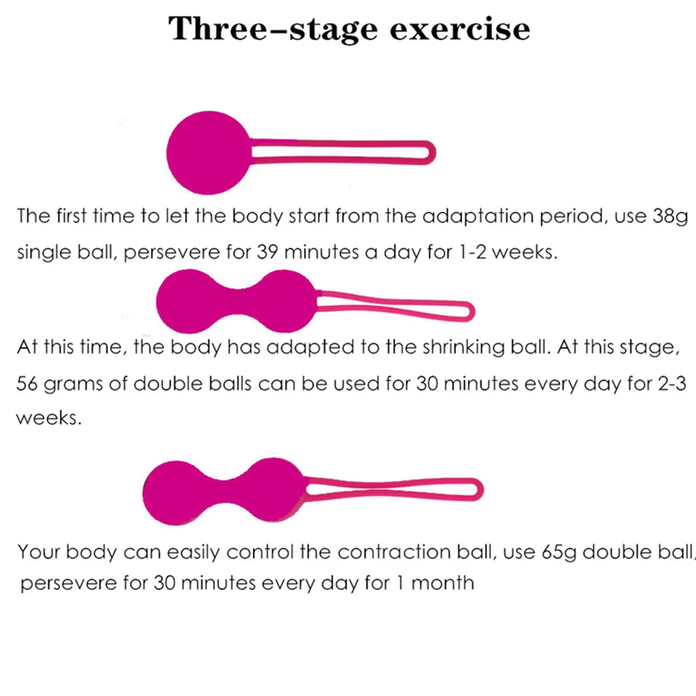 Beads Vaginal Ball Sex Toys for Women Silicone Smart Geisha Kegel Ball Simulator Vagina Chinese Ben Wa Ball Tightening Exerciser Ha7a02b2aa01e4ae0aca76daa0bd3f7a8f