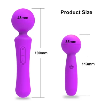 Powerful Magic Wand BF Vibrator Sex Toys for Woman Vaginal irritation Sex Shop toys for adults G-Spot vibrating Dildo for woman 5