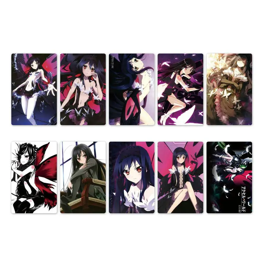 10 шт. Новое поступление Аниме Accel World Card стикер s DIY Водонепроницаемая крапленая карта наклейка Дети стикерные игрушки коллекция подарок - Цвет: Style 02