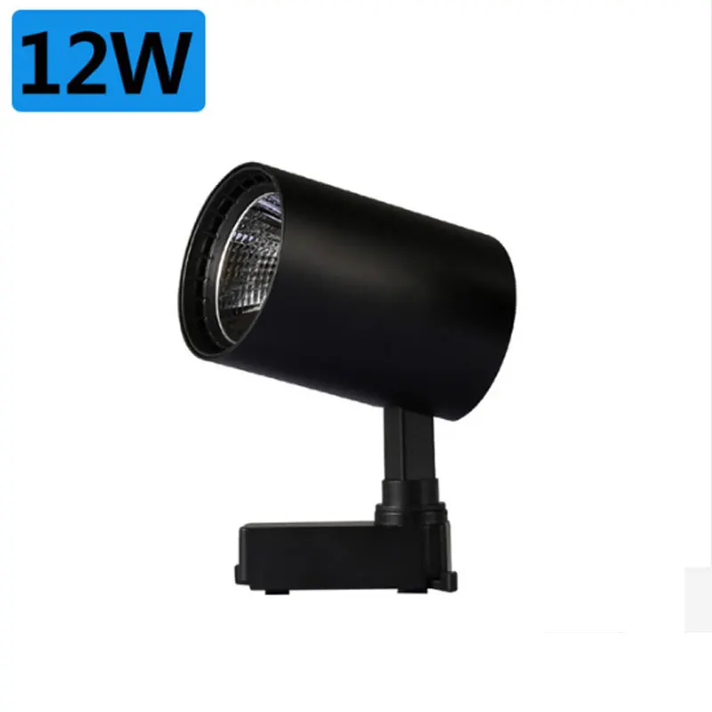 12W Black Body Светодиодный Трековый светильник, светильник, 3 цвета, подвесной Точечный светильник, потолочный светильник 12 Вт 20 Вт 30 Вт 40 Вт, Трековый светильник ing 220 В для магазина одежды - Испускаемый цвет: 12W Black Body