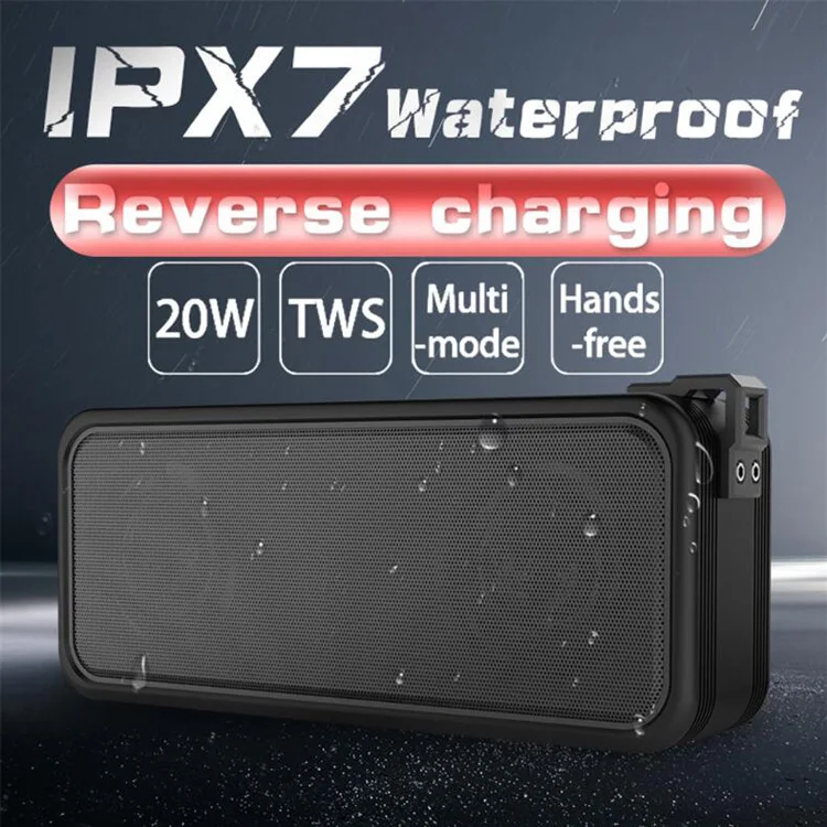 

X7 Touch Bluetooth Speaker Column Wireless Subwoofer Portable Waterproof TWS Multimode Play Reverse Charge 3000mAh Music 48Hours