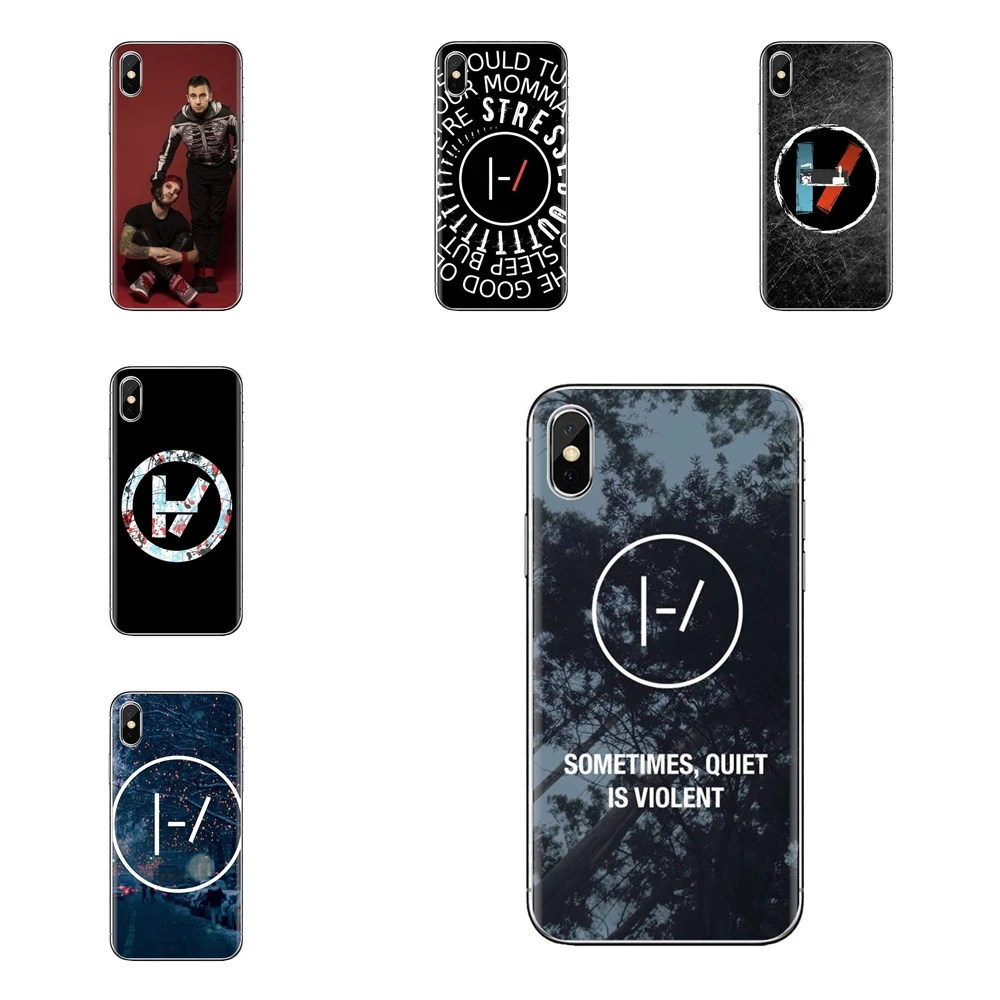 Twenty One Pilots 21 Soft Transparent Shell Covers For iPod Touch Apple iPhone 4 4S 5 5S SE 5C 6 6S 7 8 X XR XS Plus MAX |