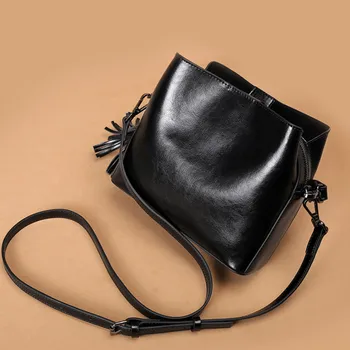 

2020 Fashion Handbag for Women Vintage Messenger Bag School Bag in Genuine Leather