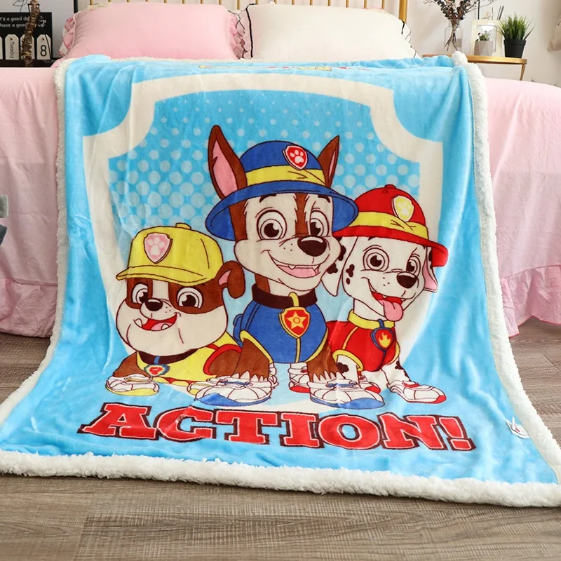 100x140 disney минни Двухслойное утолщенное детское одеяло с рисунком Микки, дышащее одеяло для мальчиков и девочек, детское одеяло с рисунком