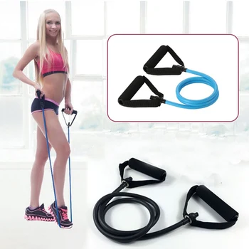 

2020 Yoga Pull Rope Elastic Resistance Bands Fitness Workout Exercise Tubes Practical Training Rubber Tensile Expander