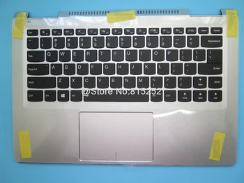 شراءلوحة مفاتيح وكومبيوتر المحمول لينوفو يوغا 710-14ISK 710-14IKB 710-14 انجليزي الولايات المتحدة الحافة الغطاء العلوي لوحة اللمس الخلفية جديد