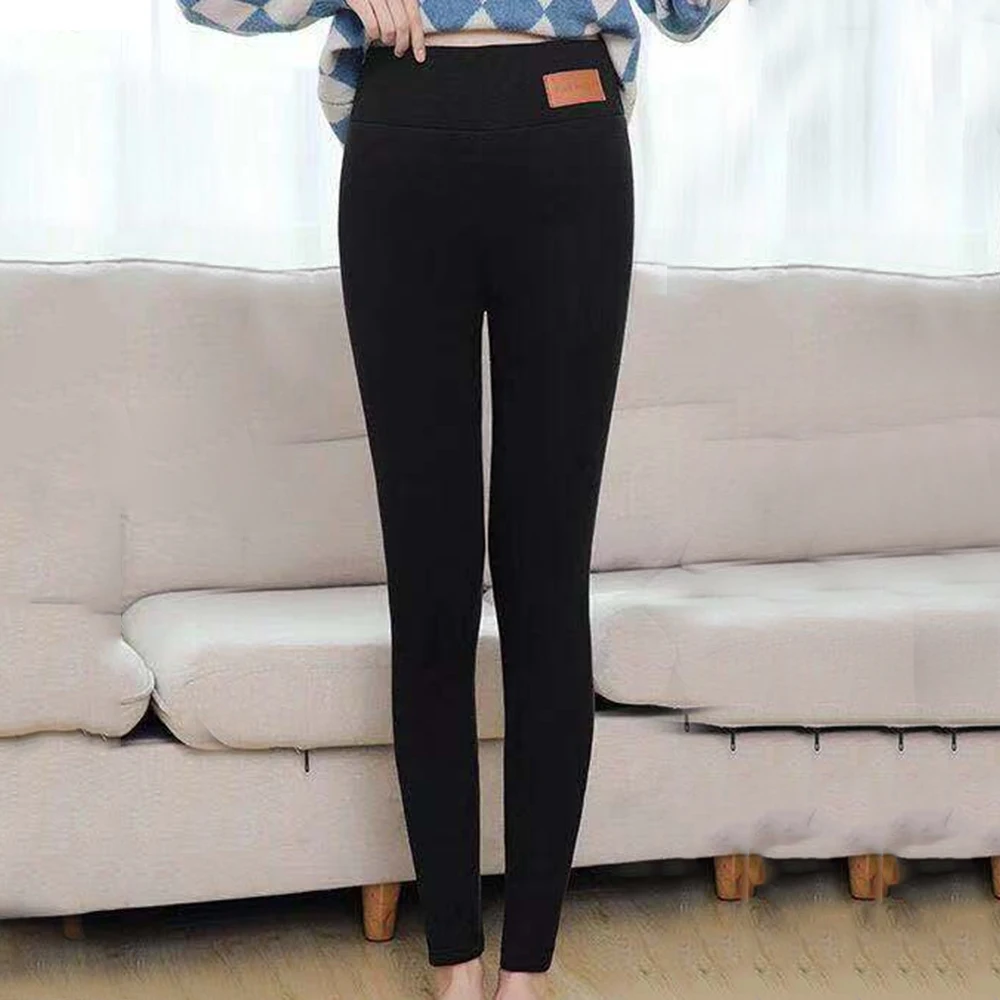 Winter Women Legging Hight Waist Leggings Velvet Warm Pants Women Solid Color Leggings Comfortable Keep Warm Stretchy Legging lularoe leggings